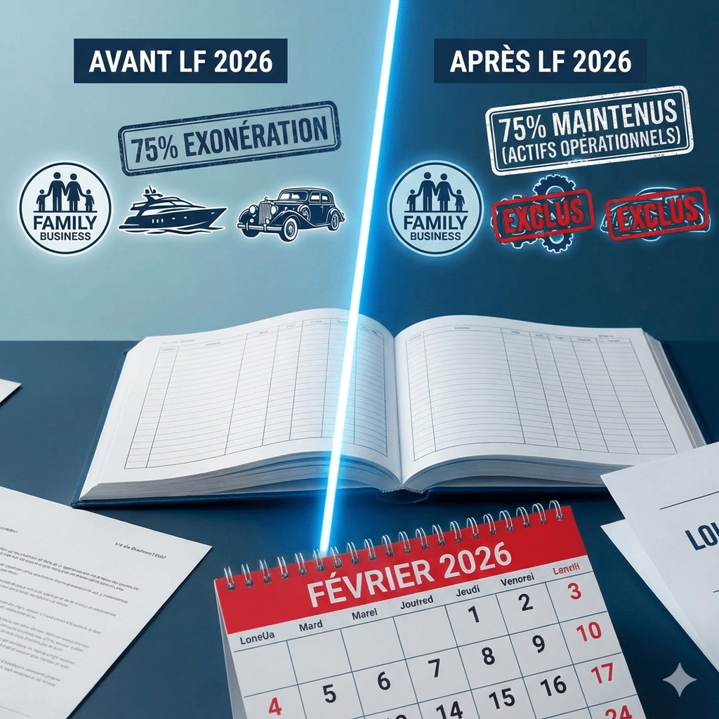 LF 2026 : Chapitre 2: Aménagement du pacte Dutreil