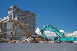 Destruction immeuble