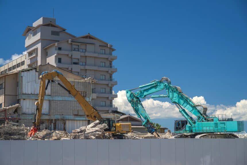 Destruction immeuble